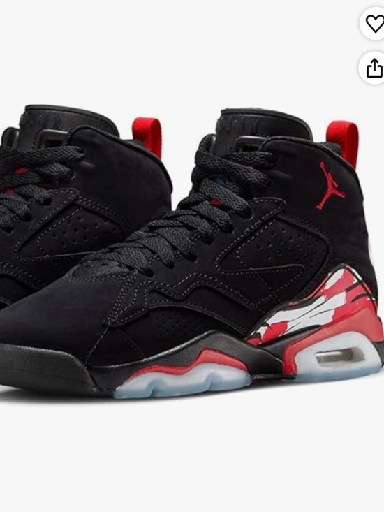 Jordan Other - Jordan Big Kid's Jumpman MVP Black/University Red-White (DZ5577 061) - 7 NWT